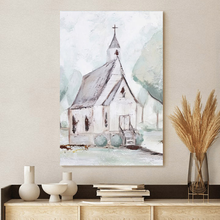 House of God Church Paper Print - Wall Decorator - Religious Wall Art Canvas