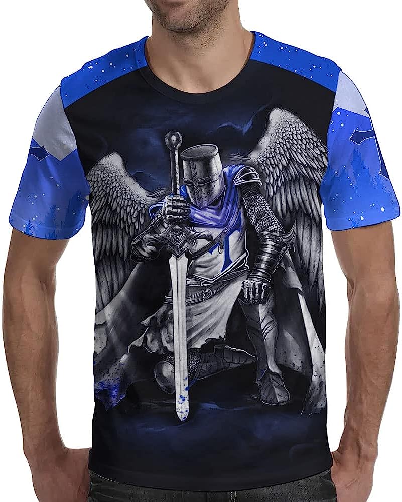 I Am A Child Of God Warrior All Over Printed 3D T Shirt - Christian Shirts for Men Women