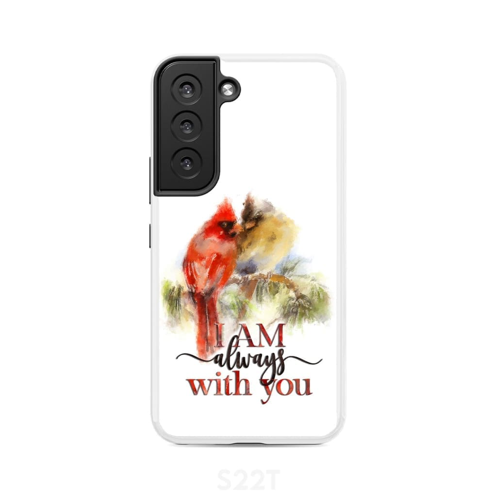 I Am Always With You Phone Case - Cardinal Christian Phone Cases - Inspirational Bible Scripture iPhone Cases
