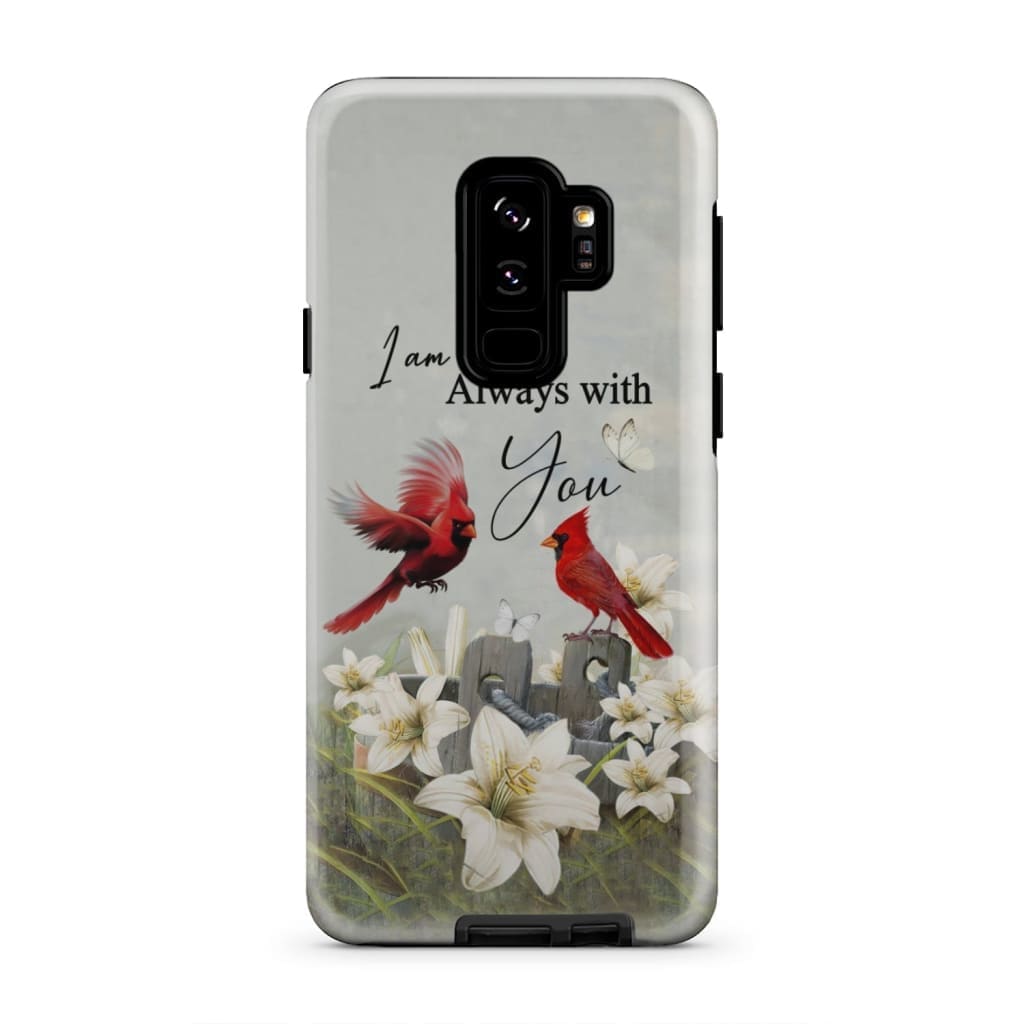 I Am Always With You Phone Case Cardinal Christian Phone Cases - Scripture Phone Cases - Iphone Cases Christian