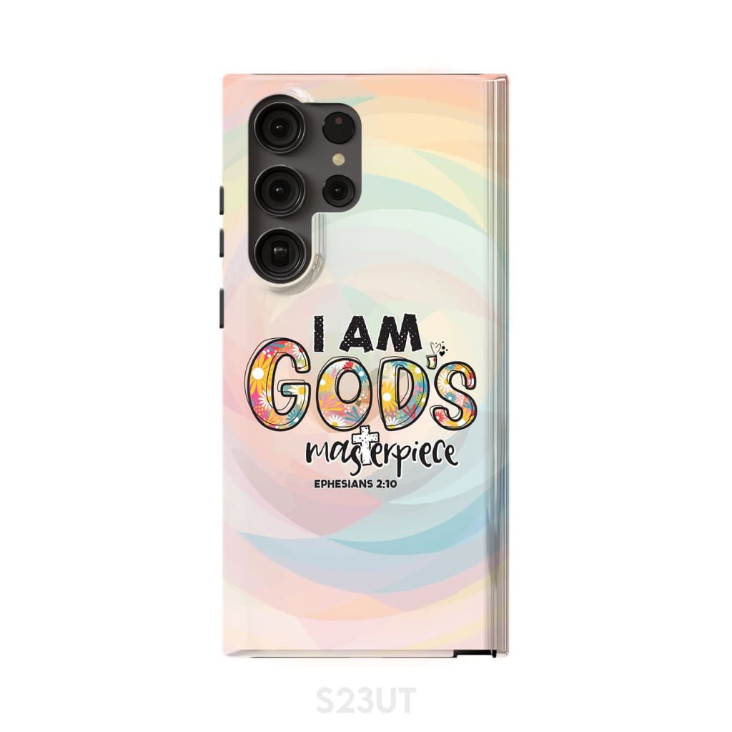 I Am God's Masterpiece Ephesians 210 Phone Case - Inspirational Bible Scripture iPhone Cases