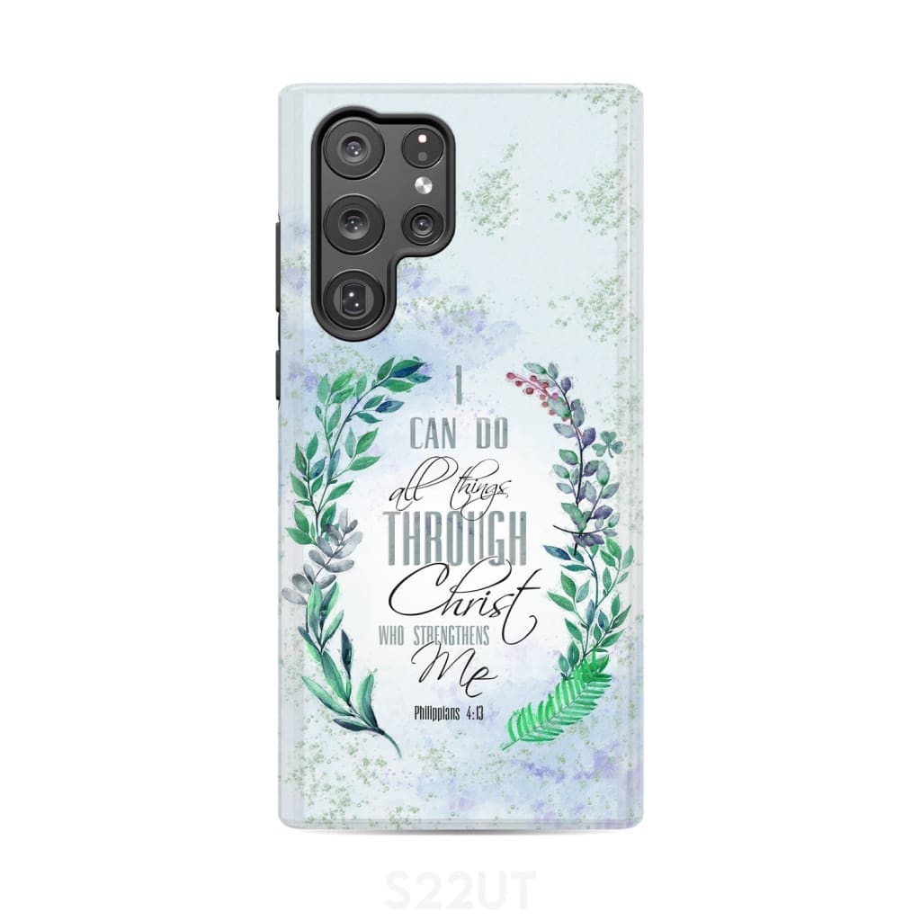 I Can Do All Things Through Christ - Bay Leaf - Christian Phone Case - Inspirational Bible Scripture iPhone Cases