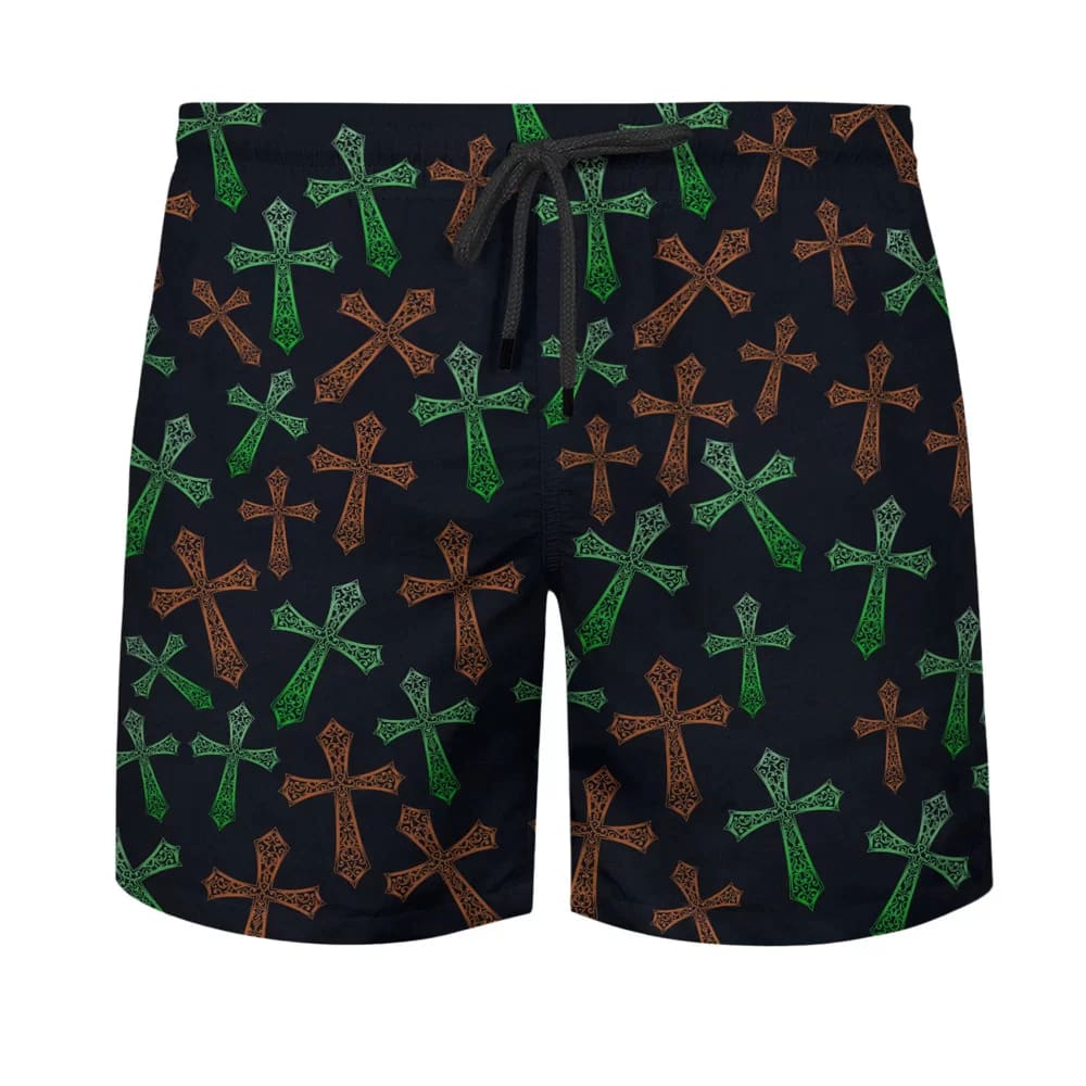 I Don't Need Luck I've Got Jesus Gnome Patrick Day Hawaiian Shirt - Christian Hawaiian Shirt - Religious Hawaiian Shirts