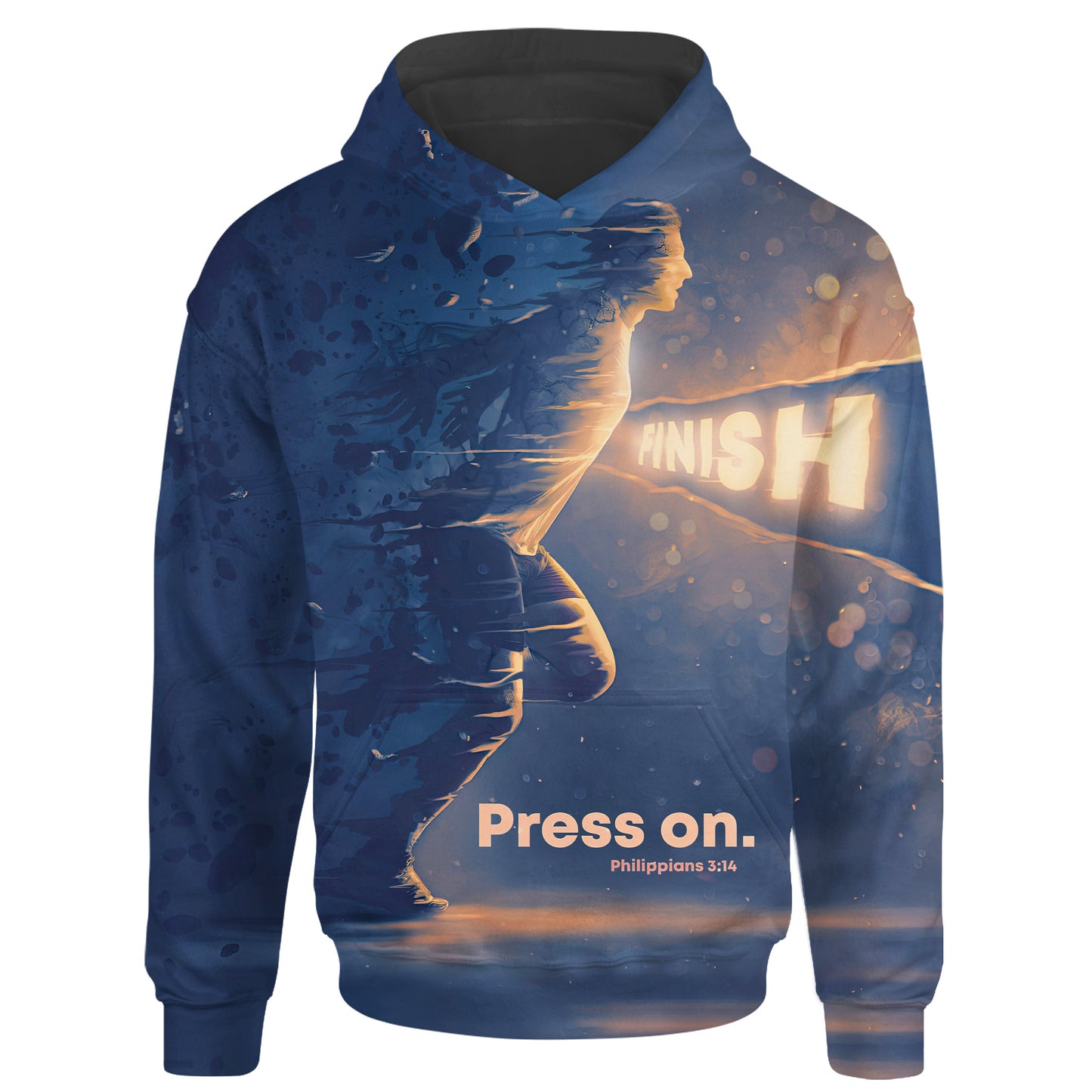 I Press On Philippians 3 14 Christian Jesus 3d Full Print Hoodie - 3d Jesus Shirts