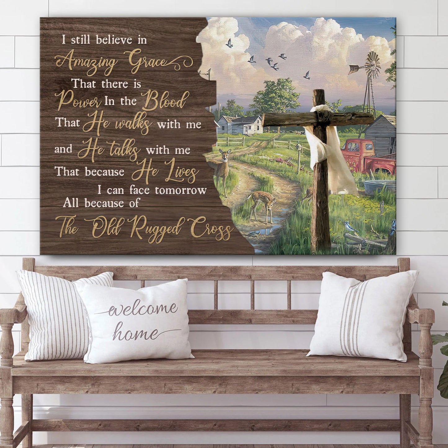 I Still Believe In Amazing Grace Decor Wall Art - Art On Canvas #3