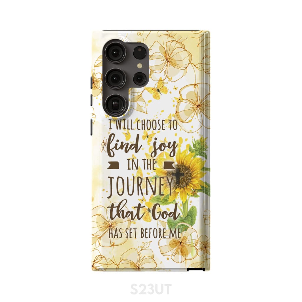 I Will Choose To Find Joy In The Journey Christian Phone Case - Scripture Phone Cases - Iphone Cases Christian