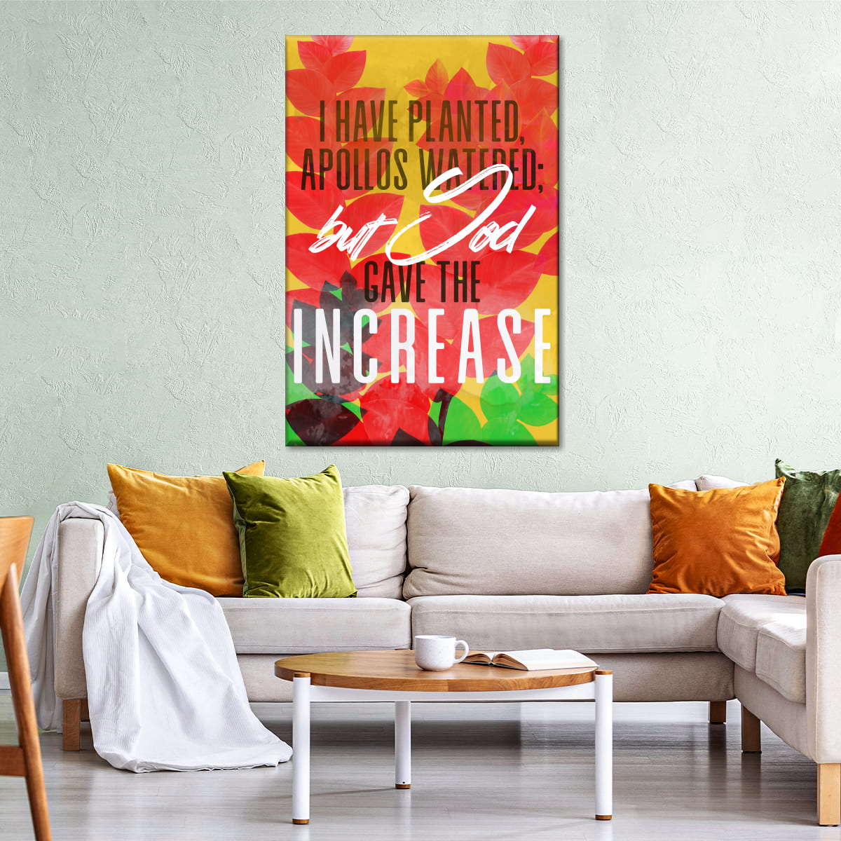Increase Canvas Wall Art - Canvas Religious Wall Art - Christian Wall Decor Living Room