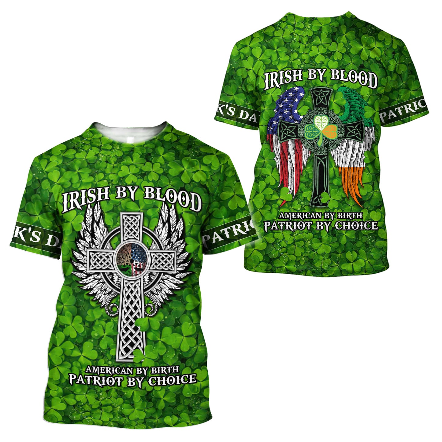 Irish Saint Patrick's Day Shirts 3d Print Tee Shirts For Men And Women - St Patricks Day 3D Shirts