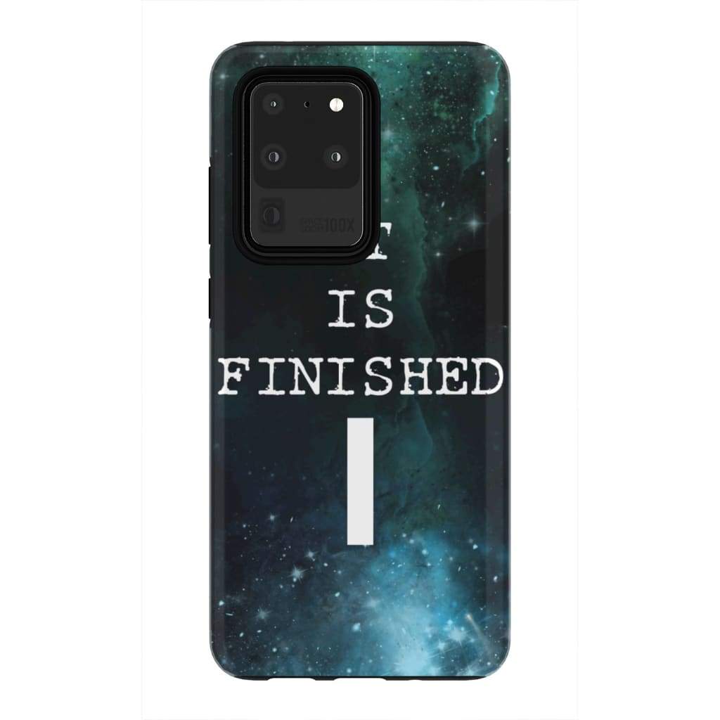 It Is Finished Phone Case - Inspirational Bible Scripture iPhone Cases