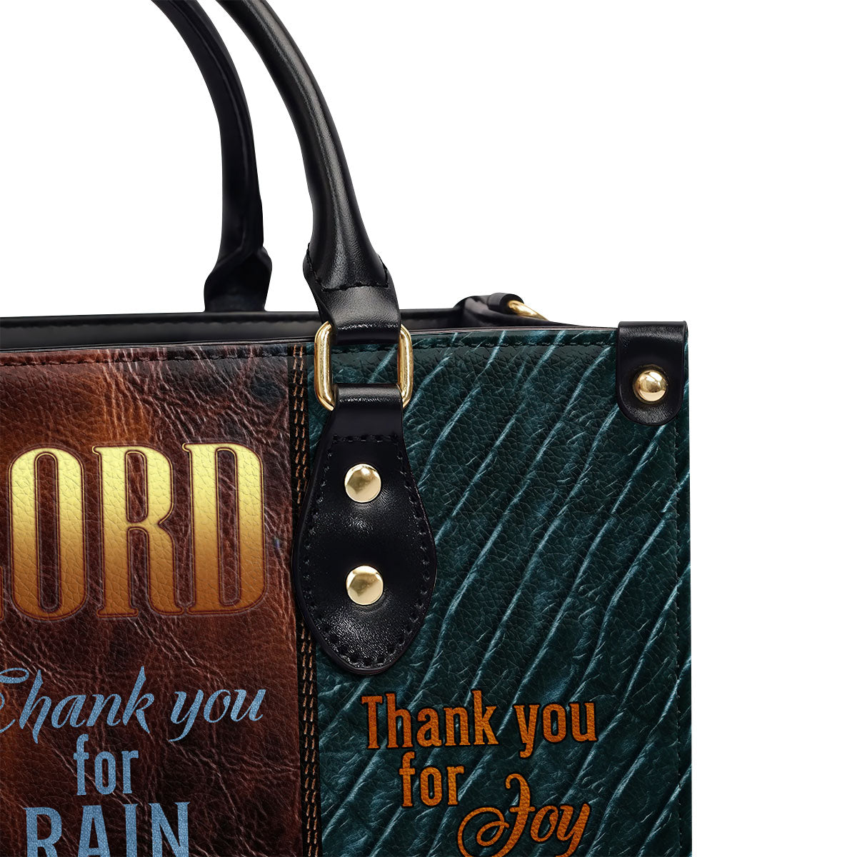 It's A Beautiful Day Personalized Leather Handbag With Zipper - Inspirational Gift Christian Ladies