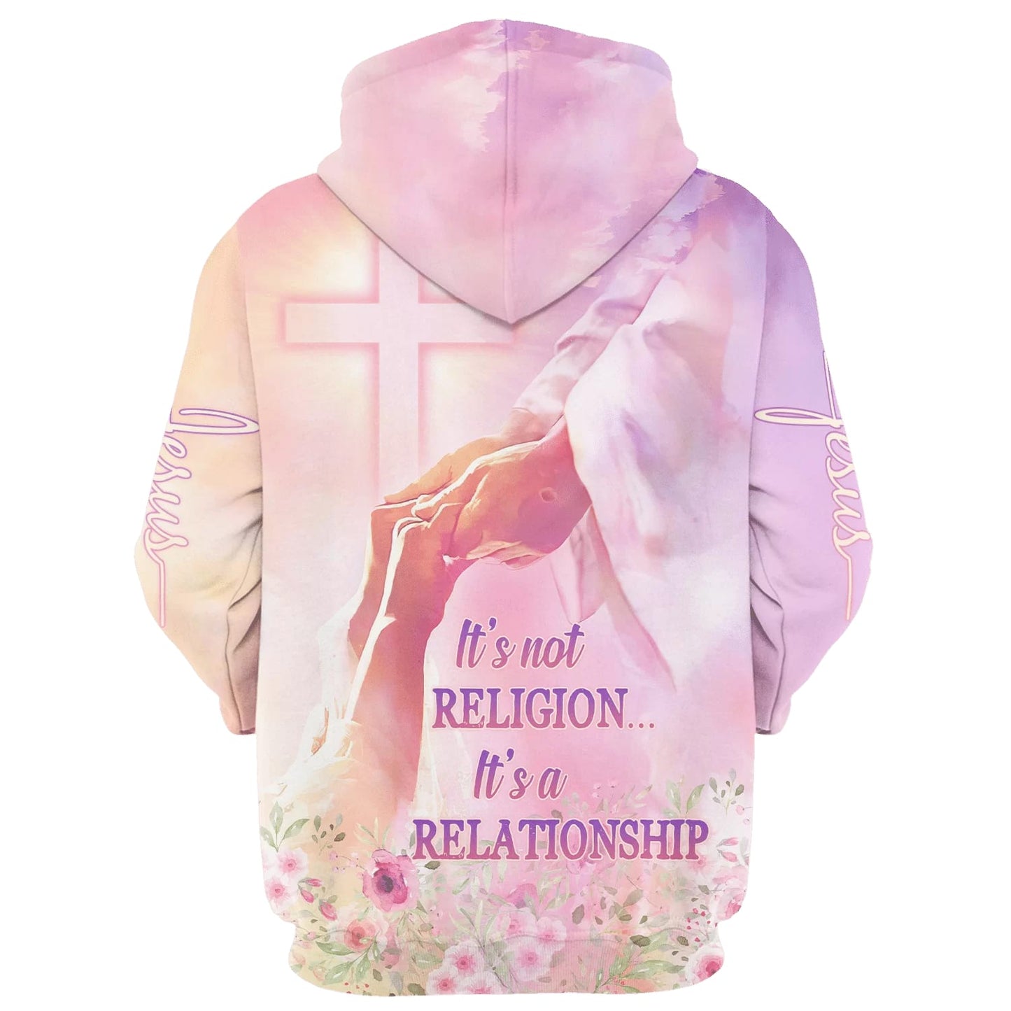 It's Not Religion It's A Relationship Hoodie - Men & Women Christian Hoodie - 3D Printed Hoodie