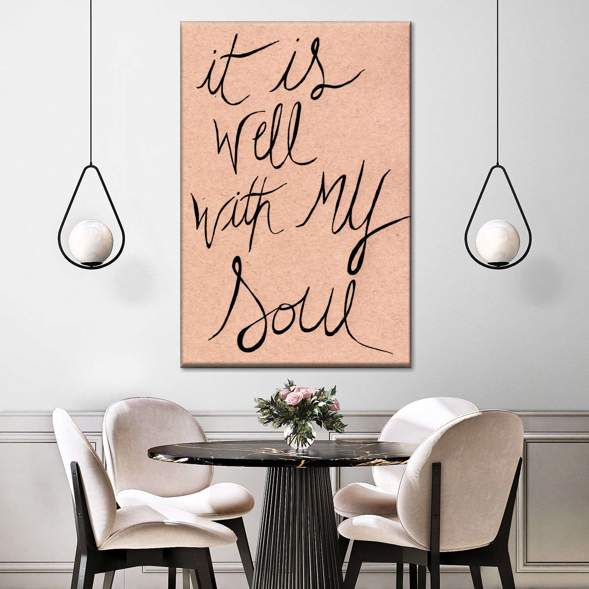 It's Well Canvas Wall Art - Canvas Religious Wall Art - Christian Wall Decor Living Room