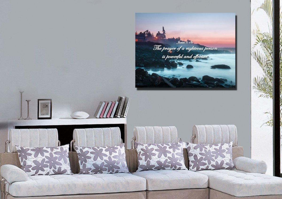 James 516 Wall Art Canvas Print - Christian Canvas Wall Art