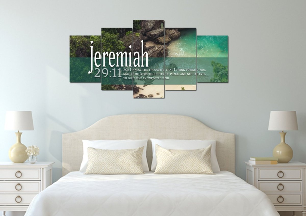 Jeremiah 2911 Kjv #12 Bible Verse Canvas Wall Art - Christian Canvas Wall Art