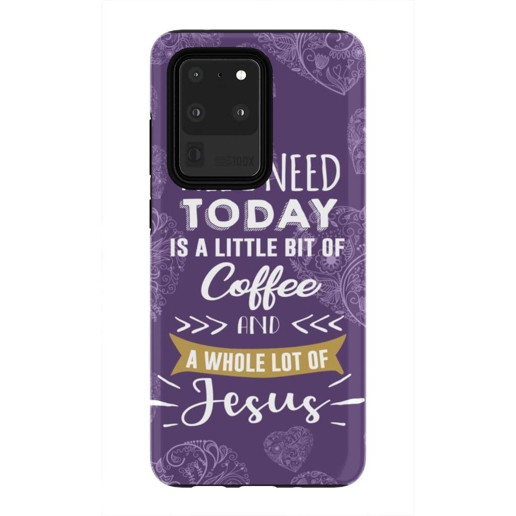 Jesus And Coffee Phone Case - Christian Phone Case - Inspirational Bible Scripture iPhone Cases