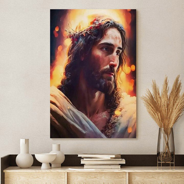 Jesus Christ Canvas Print Canvas Prints - Jesus Christ Art - Christian Canvas Wall Decor