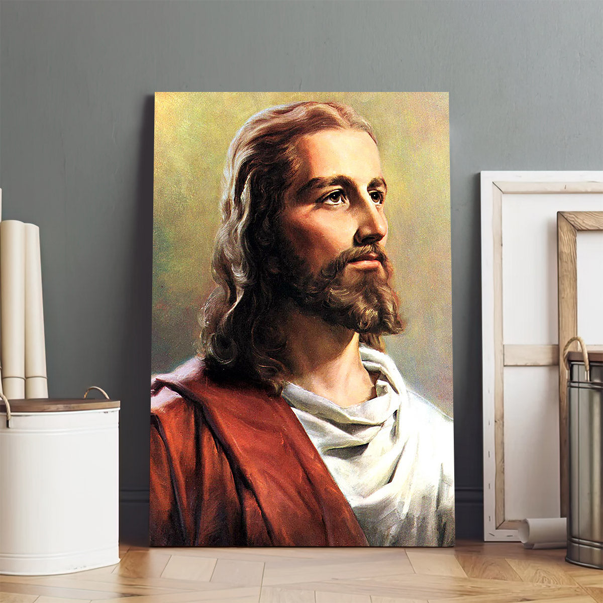 Jesus Christ Munir Alawi Canvas Wall Art - Jesus Canvas Pictures - Christian Wall Art