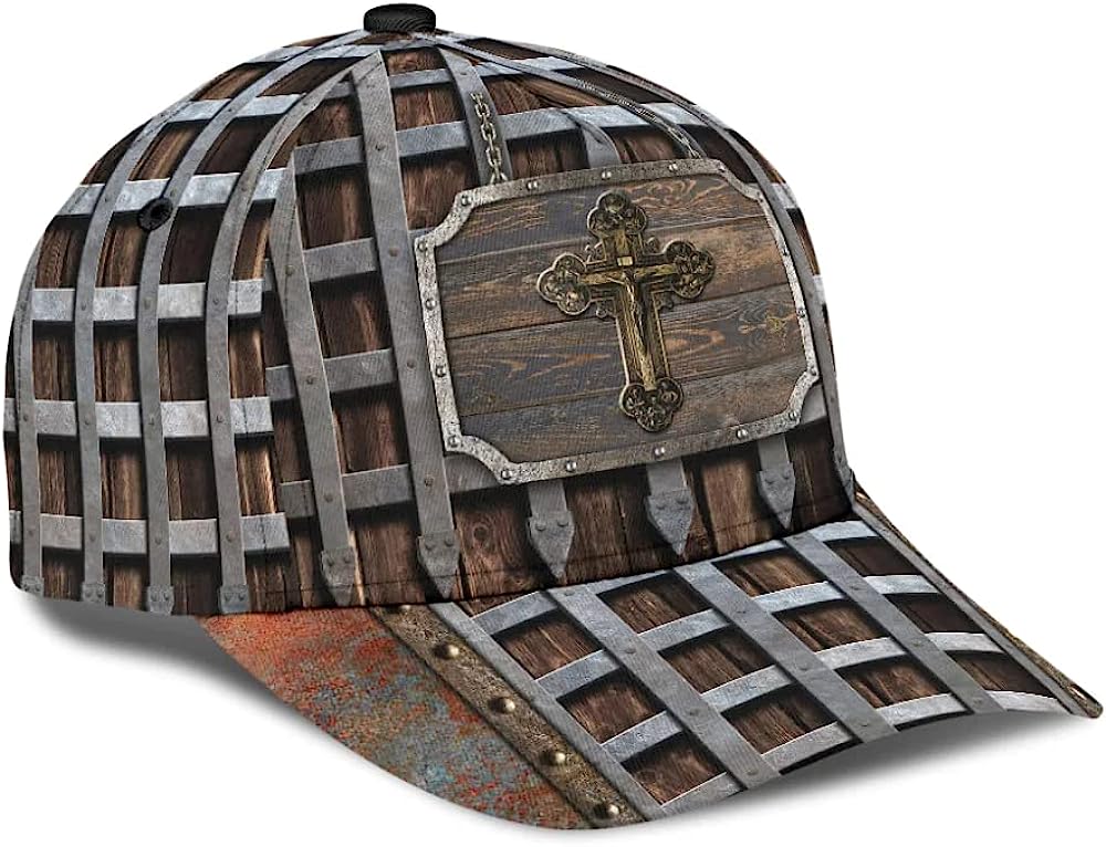Jesus Cross Baseball Cap - Christian Hats for Men and Women