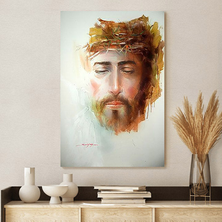 Jesus God Bless Canvas Prints - Jesus Christ Art - Christian Canvas Wall Decor