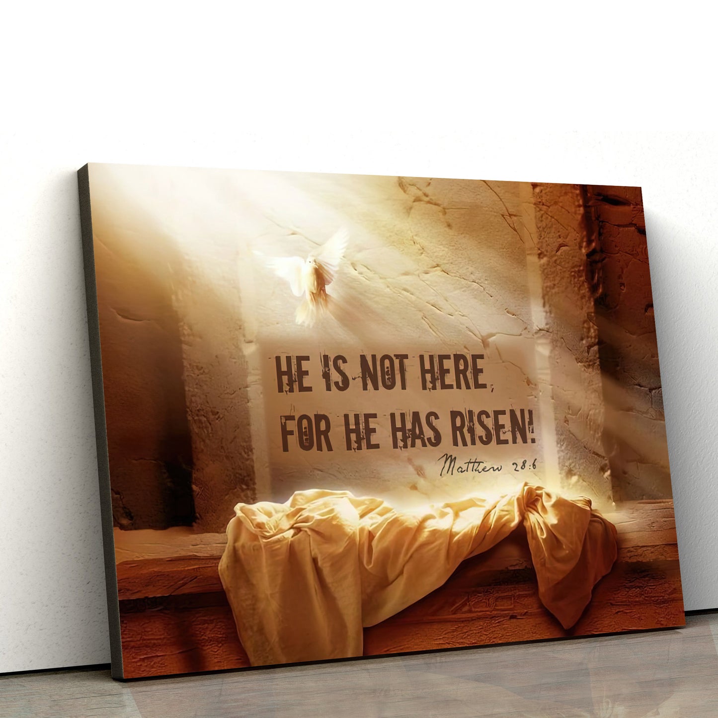 Jesus Has Risen Canvas Pictures - Easter Canvas - Christian Canvas Wall Art