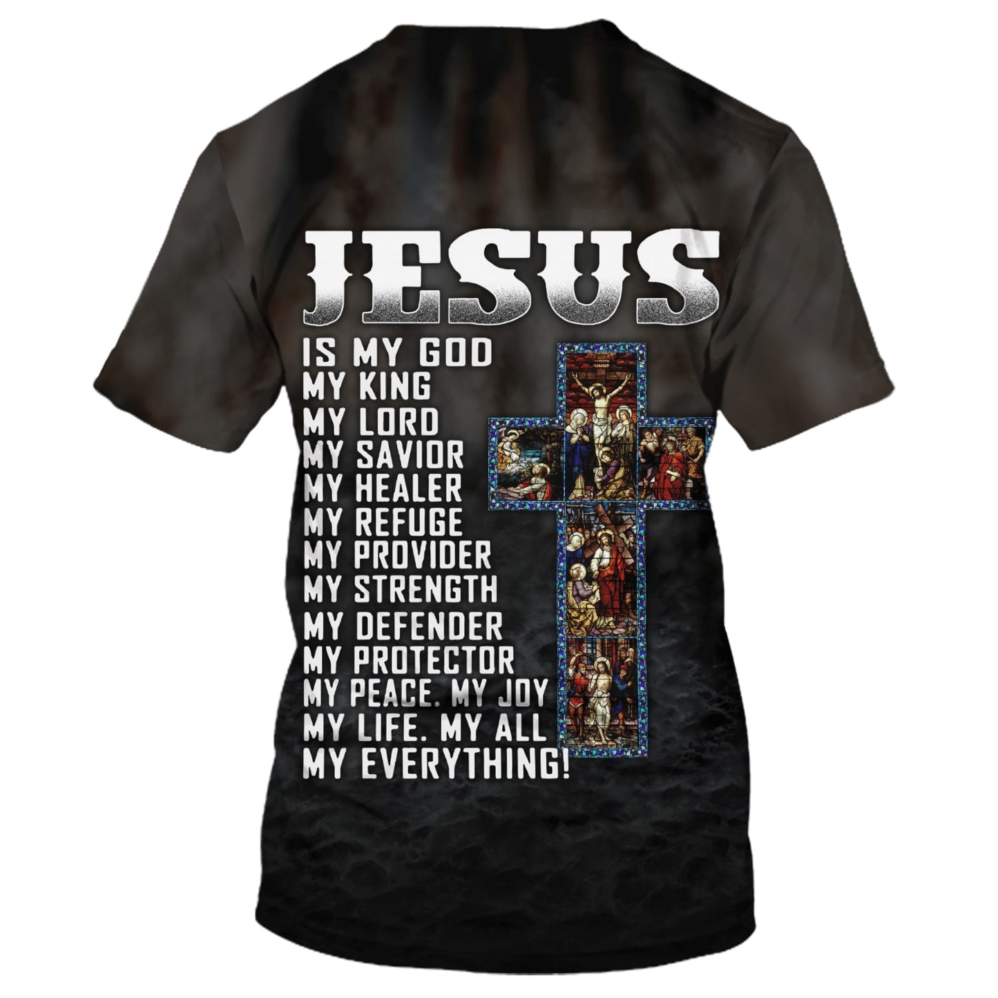 Jesus Is My God My King My Lord Christians Warrior 3D All Over Printed Shirt for Men and Women