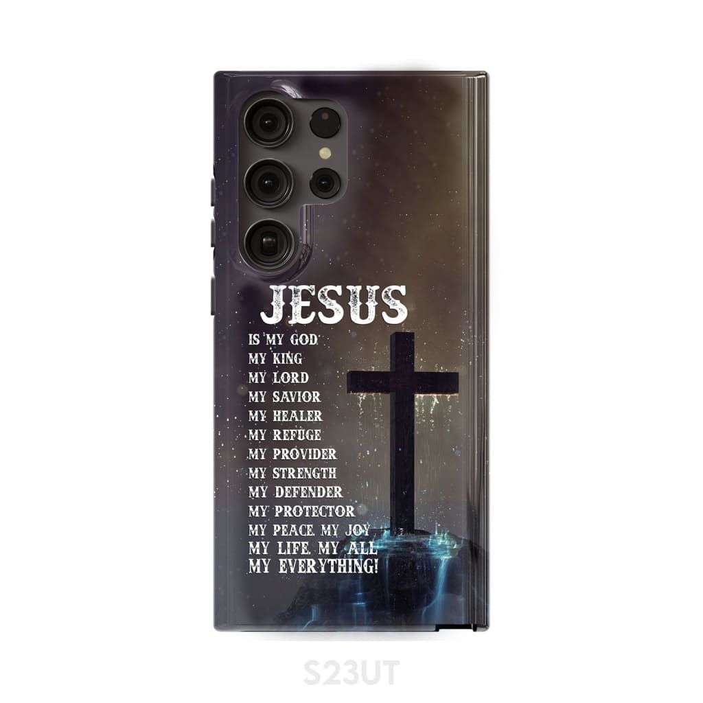 Jesus Is My Savior - Jesus Hands - Christian Phone Case - Inspirational Bible Scripture iPhone Cases