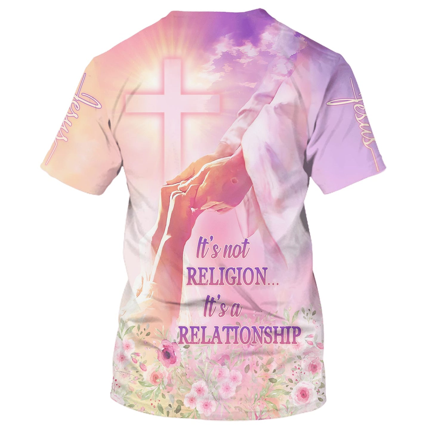Jesus It's Not Religion It's A Relationship 3D All Over Printed Shirt for Men and Women