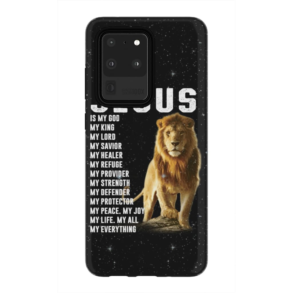 Jesus My God My King My Lord My Savior My Everything Phone Case - Inspirational Bible Scripture iPhone Cases