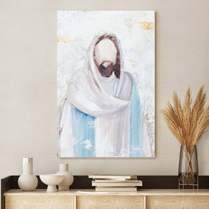 Jesus Paper Print - Religious Posters - Jesus Painting On Canvas
