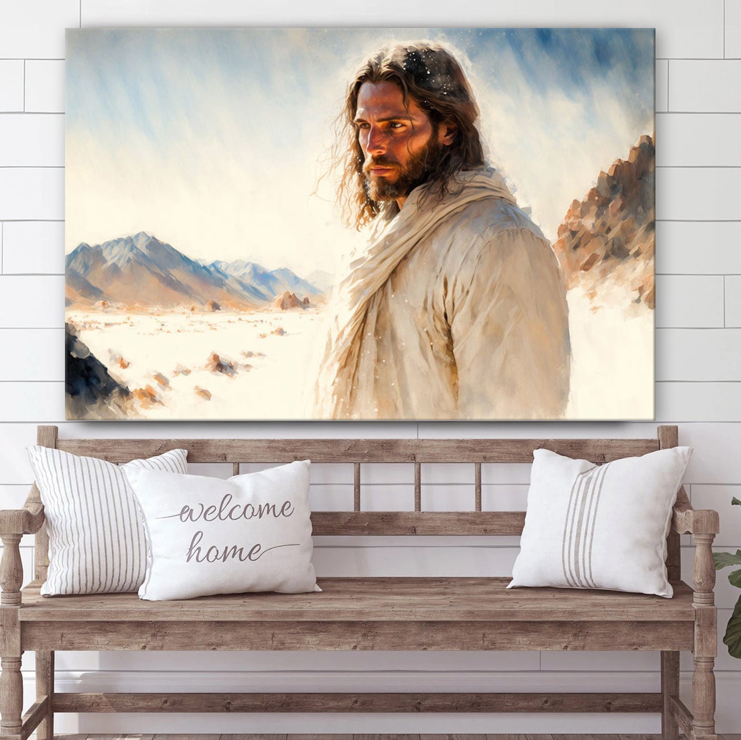 Jesus Picture Canvas Pictures - Jesus Christ Canvas Art - Christian Wall Canvas