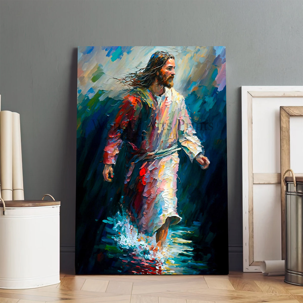 Jesus Portrait Jesus Picture Jesus Christ LDS Art Christian - Jesus Canvas Art - Christian Wall Canvas