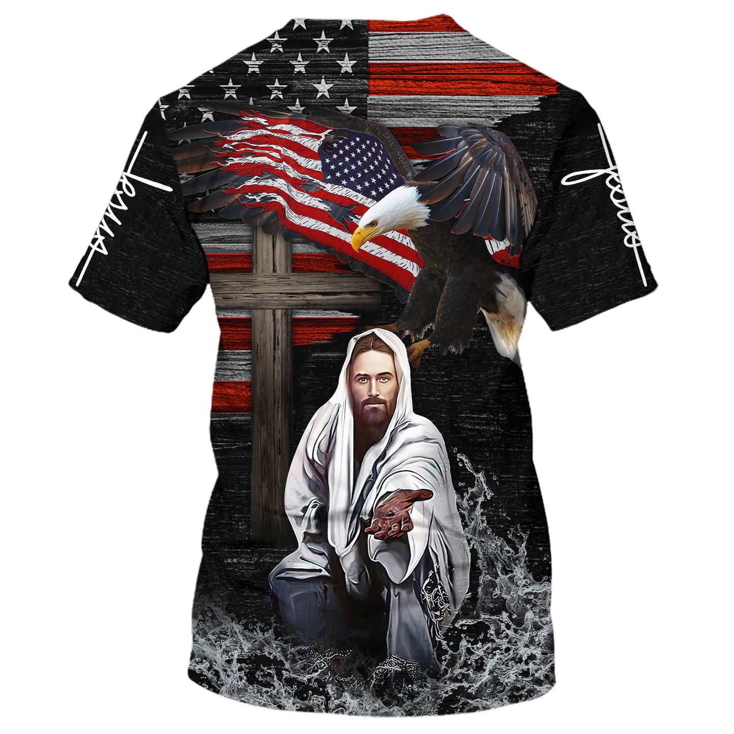 Jesus Stretched Out His Hand 3d Shirts - Christian T Shirts For Men And Women