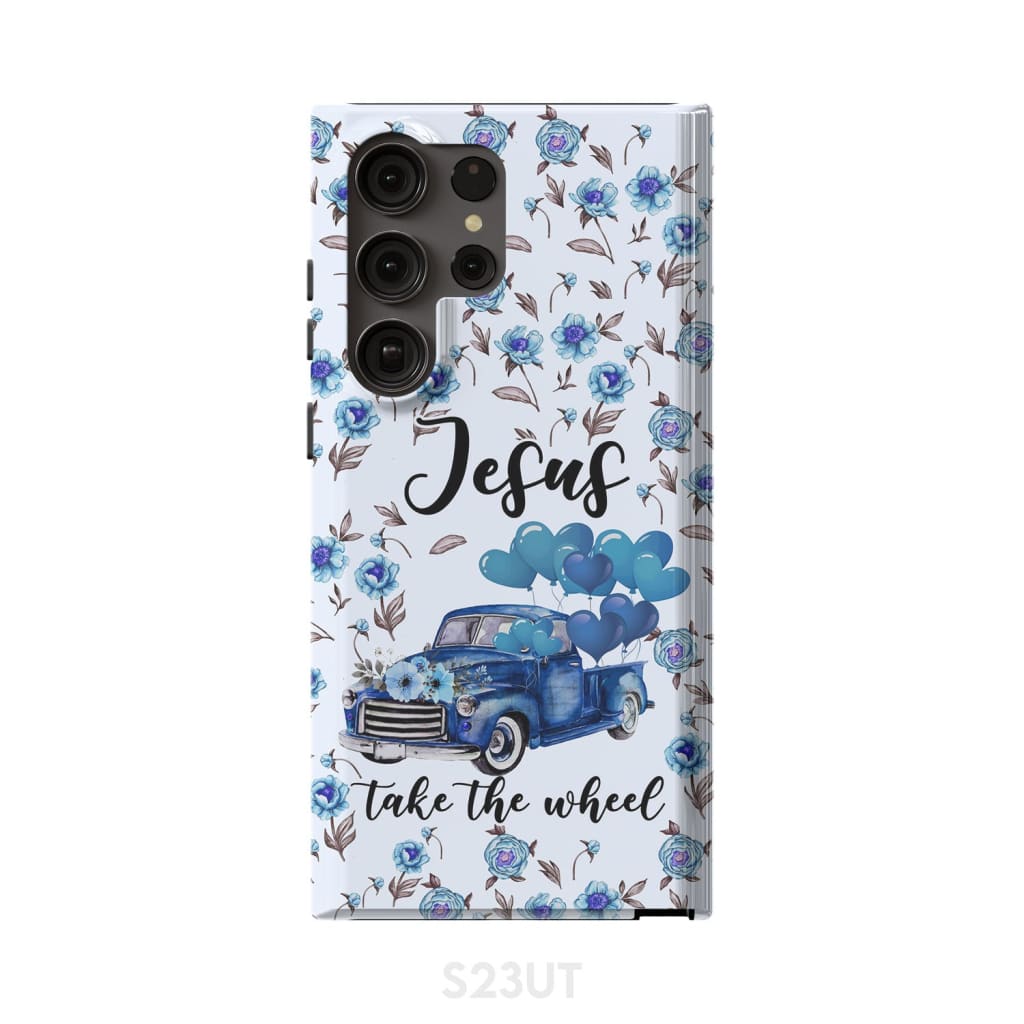 Jesus Take The Wheel Phone Case - Christian Phone Cases - Inspirational Bible Scripture iPhone Cases