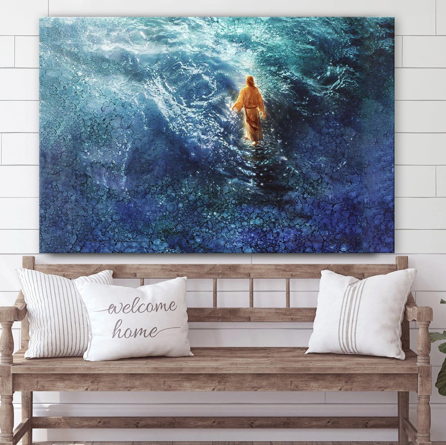 Jesus Walks On Water Canvas Posters - Jesus Canvas Pictures - Christian Canvas Art