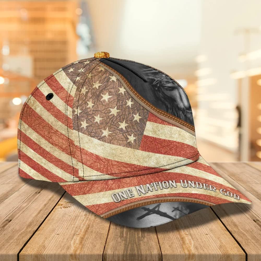 Jesus With Crown Of Thorns Classic Hat All Over Print - Christian Hats for Men and Women