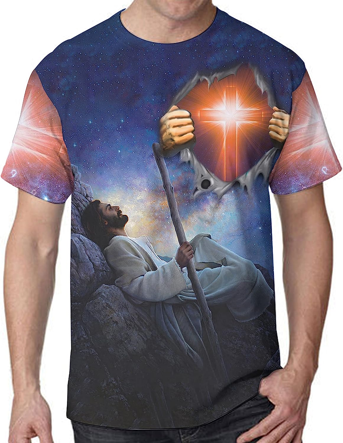 Jesus Worlds Without End I'm Not That Perfect Christian All Over Printed 3D T Shirt - Christian Shirts for Men Women