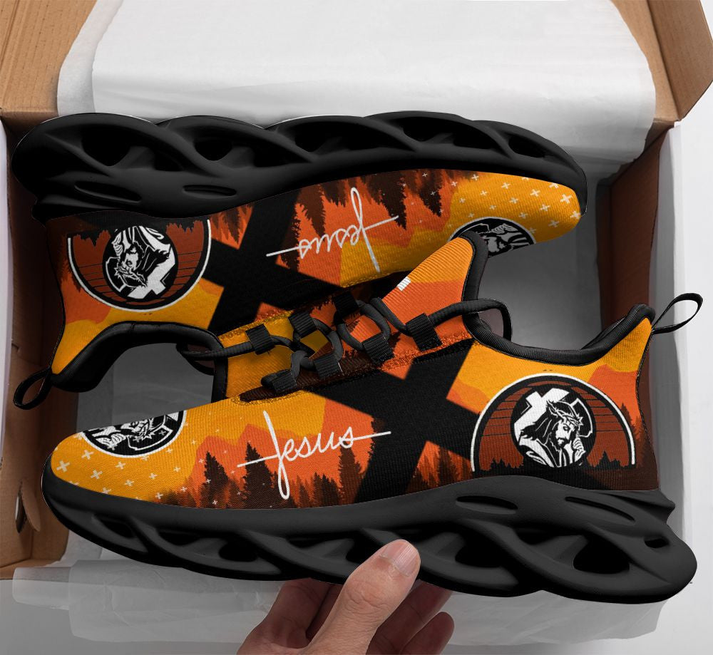 Jesus Yezy Running Sneakers Yellow Max Soul Shoes - Christian Shoes For Men And Women