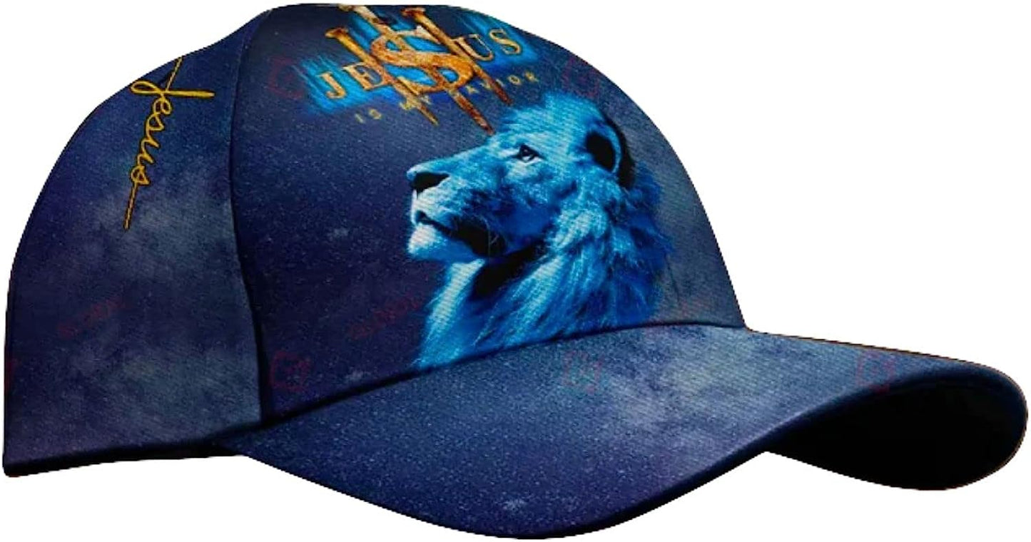 King Of Lion Jesus Is My Savior Classic Hat All Over Print - Christian Hats for Men and Women