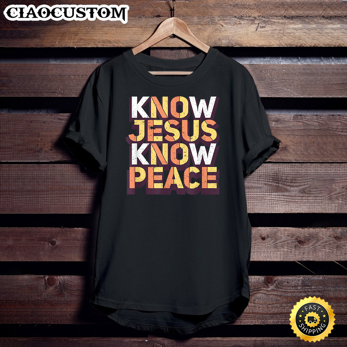 Know Jesus Know Peace Christian Religious Matching Gift Unisex T Shirt - Men Women T-Shirts