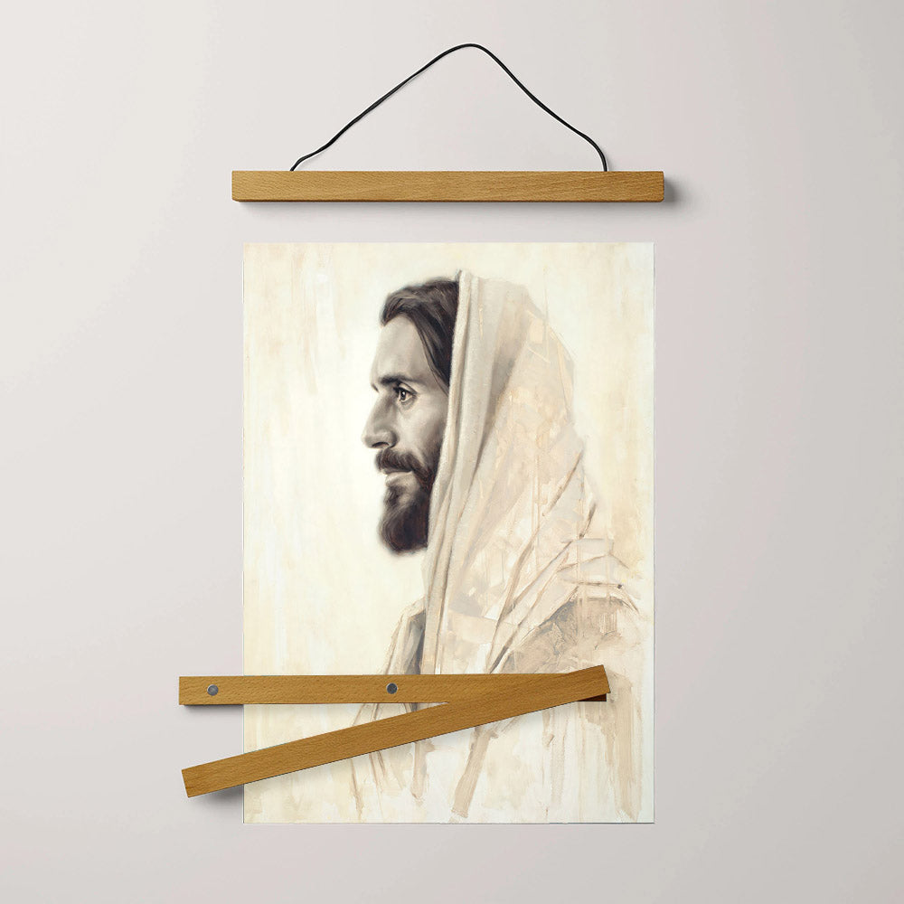 Light Of The World_5849 Hanging Canvas Wall Art - Jesus Picture - Jesus Portrait Canvas - Religious Canvas