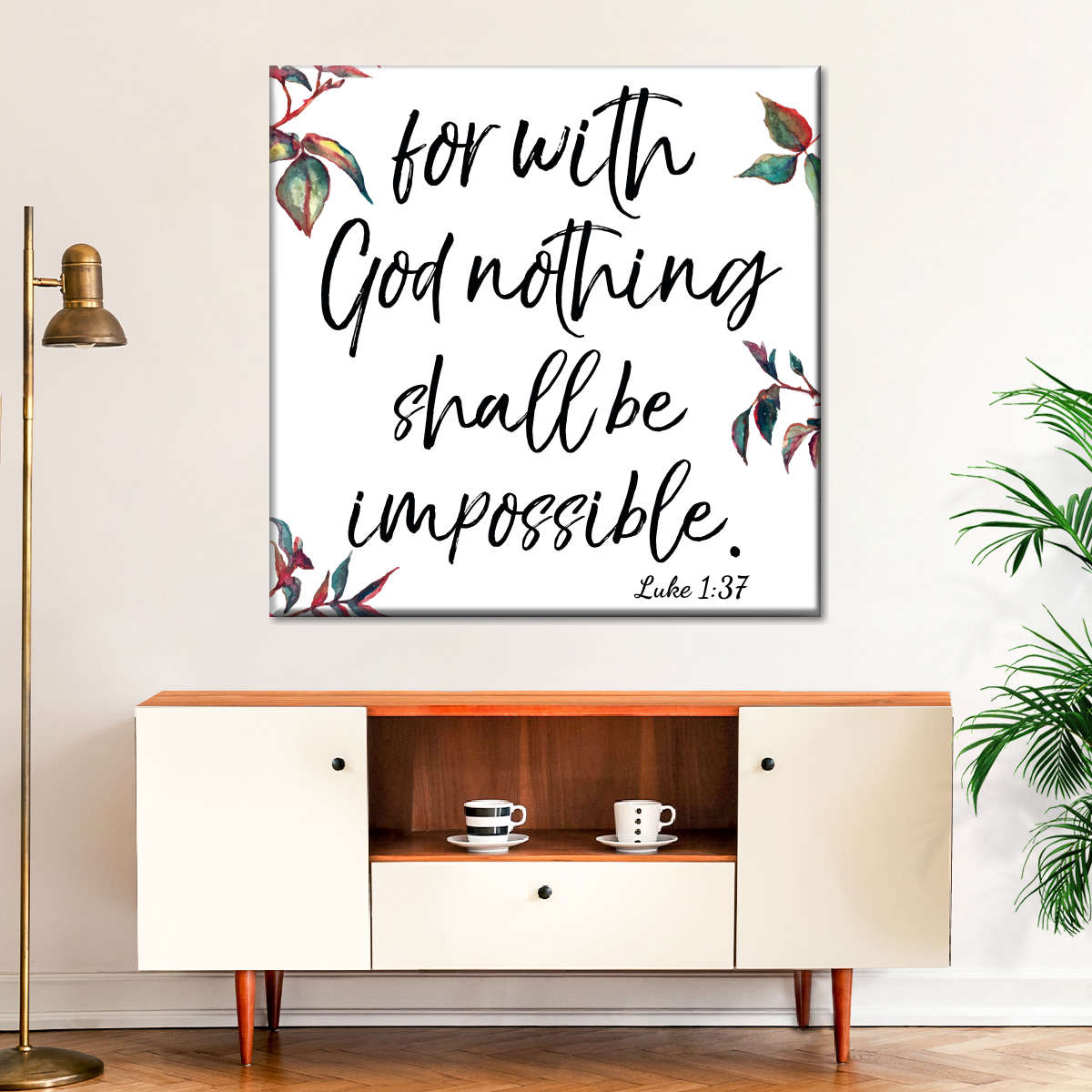 Luke Square Canvas Art - Christian Wall Decor - Christian Wall Hanging