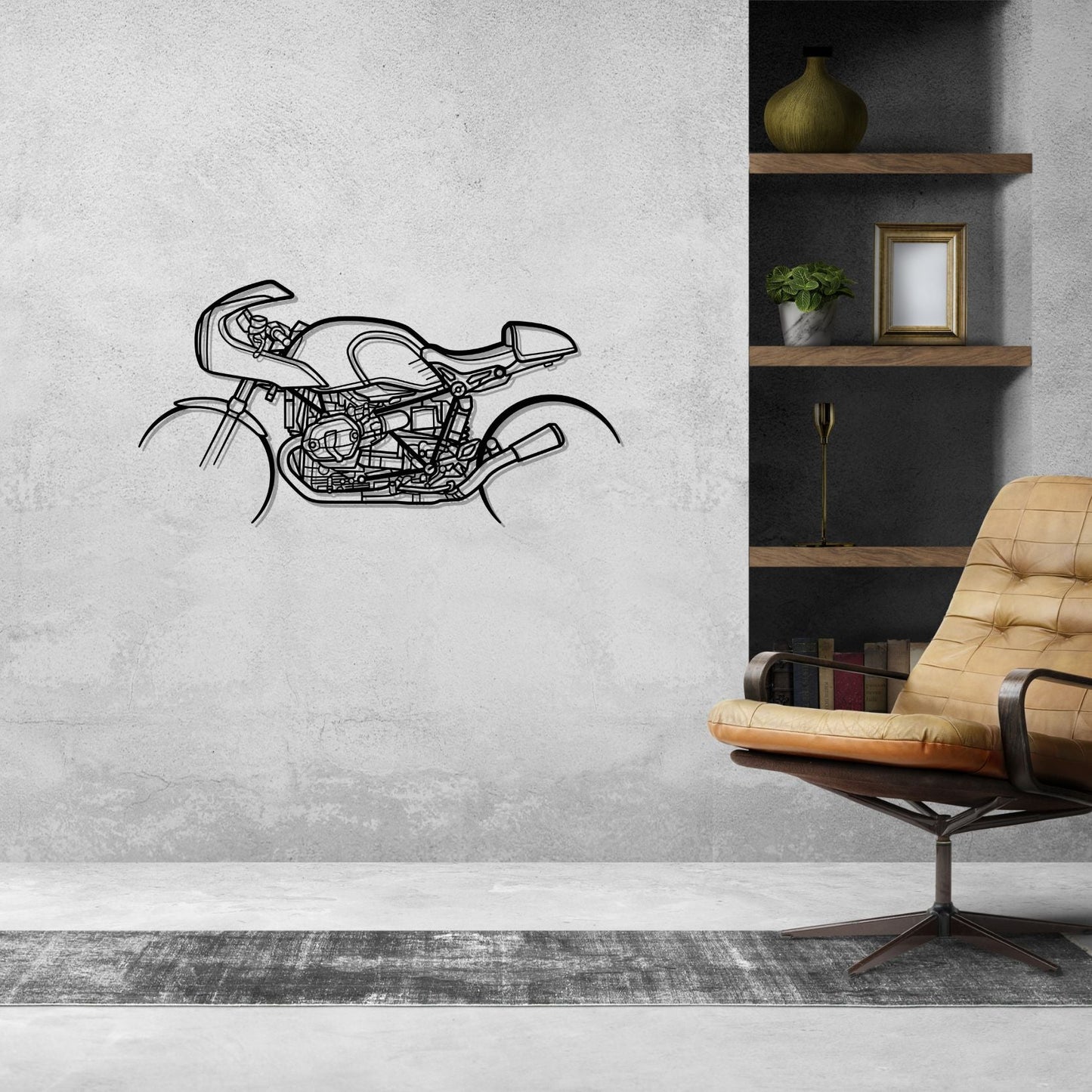 Metal Motorcycle Signs - Motorcycle Wall Art Metal - Metal Signs For Garage - Garage Decorations