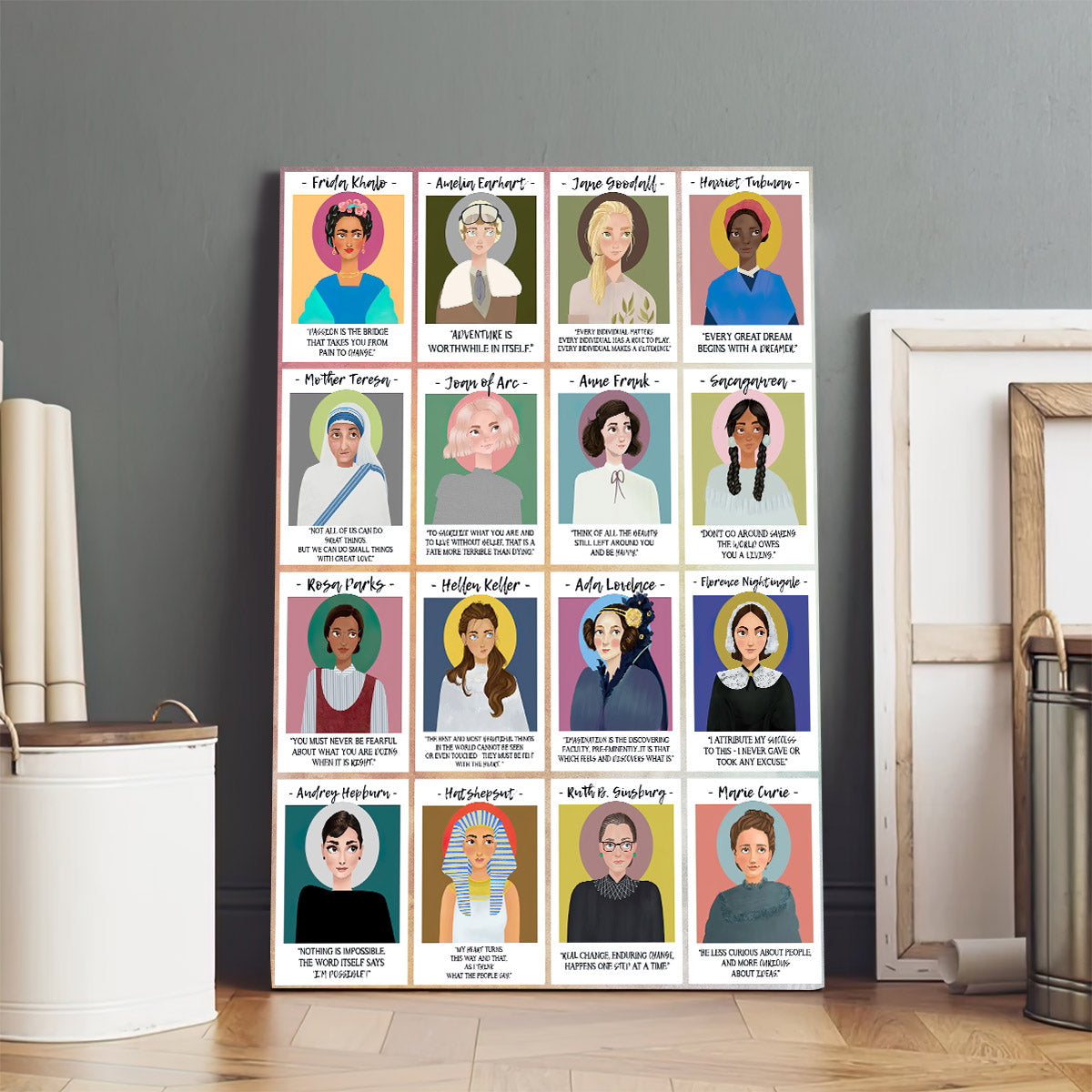 Mighty Woman Poster Prints - Religious Canvas Painting - Wall Art Decor
