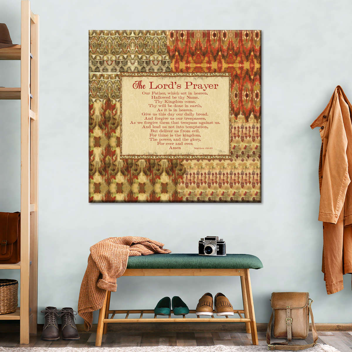 Mirage Words Square Canvas Art - Christian Wall Decor - Christian Wall Hanging