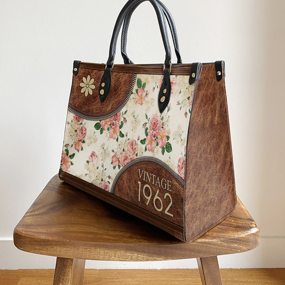 Mother 60th Gift Vintage Leather Bag - Women's Pu Leather Bag - Best Mother's Day Gifts