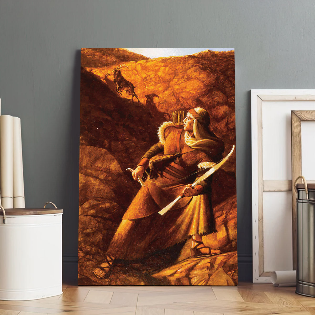 Nephi's Broken Bow Canvas Pictures - Religious Canvas Wall Art - Scriptures Wall Decor