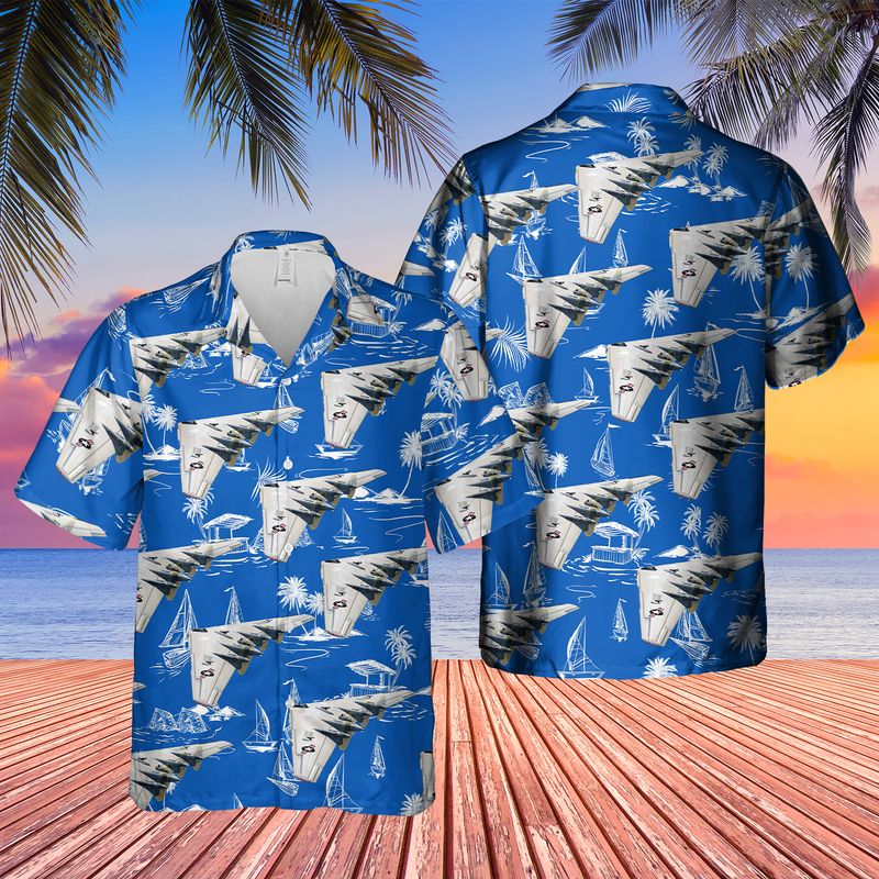 Northrop Xb-35 Flying Wing Hawaiian Shirt - Beachwear For Men - Best Hawaiian Shirts