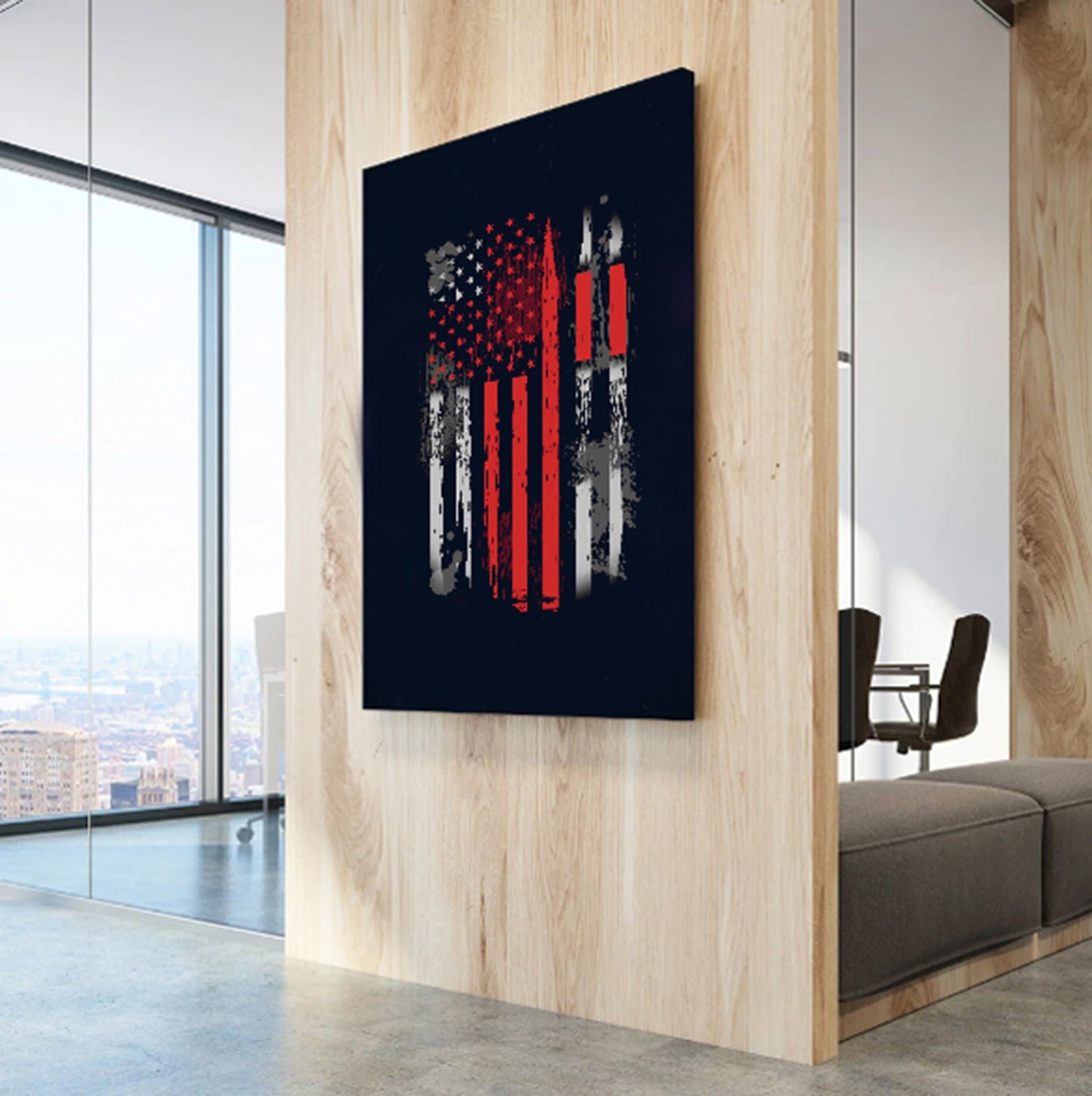 One Nation Under God Canvas - Religious Canvas Art - Christian Canvas Wall Art - Ciaocustom