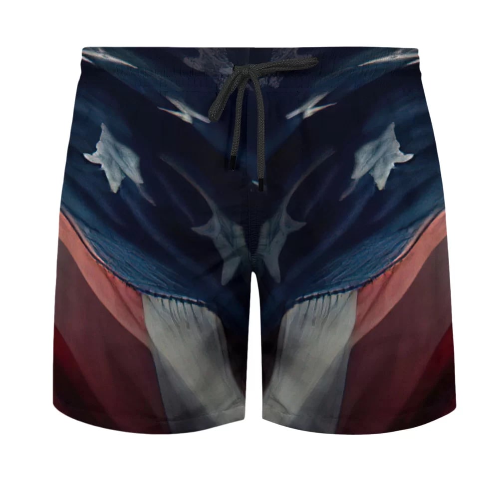 One Nation Under God Hawaiian Shirt - Jesus Eagle American Flag Hawaiian Shirts For Men & Women - Christian Hawaiian Shirt - Hawaiian Summer Shirts