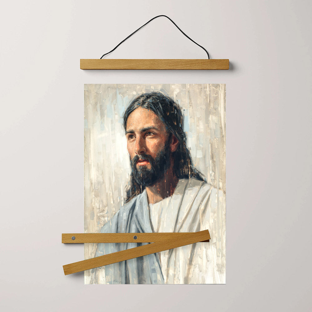 Our Triumph Hanging Canvas Wall Art - Jesus Picture - Jesus Portrait Canvas - Religious Canvas